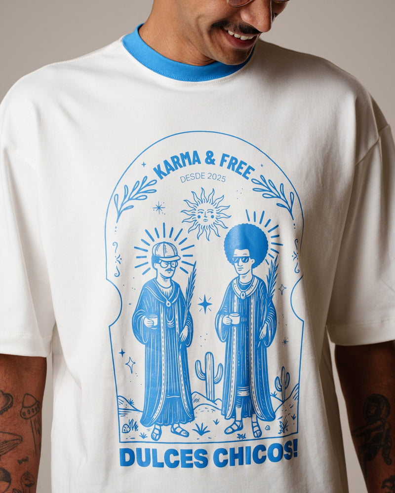 Camiseta Karma & Free - estampa Dulces Chicos
